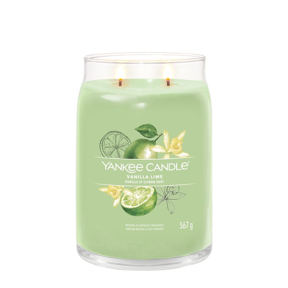 Vela Perfumada Yankee Candle Grande - con 2 mechas - Vanilla Creme Brulee -  16 cm / ø 9 cm